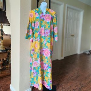 Vtg Stella Fagin for Neiman Marcus Floral Dress